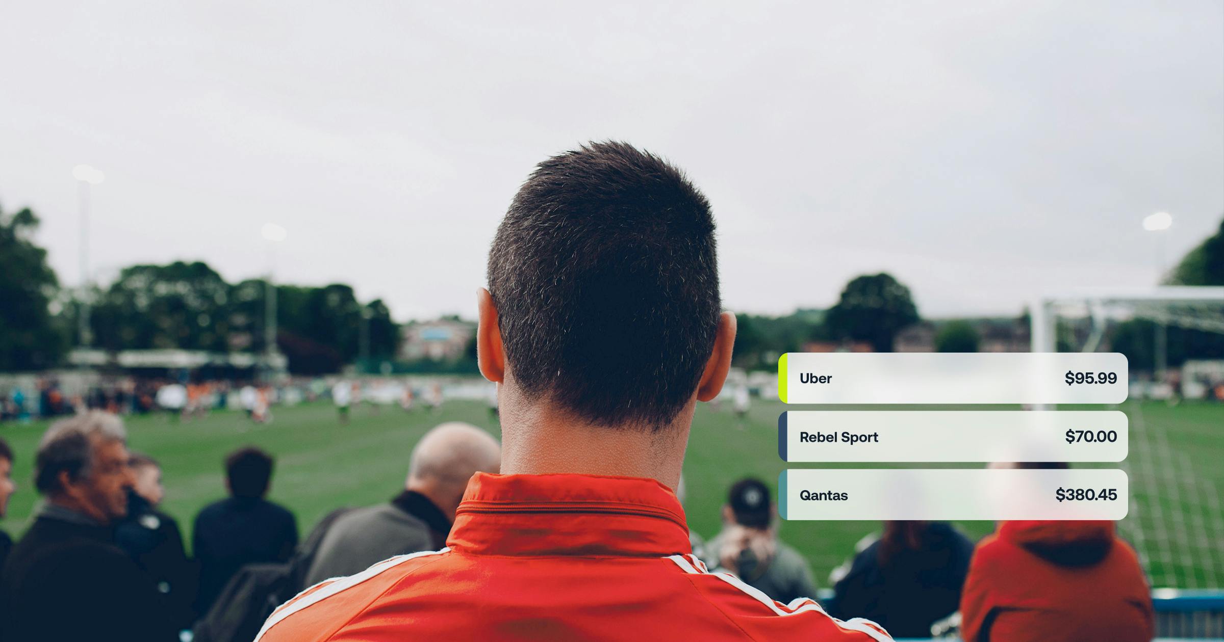 A soccer teacher overlooking the field with spending consolidated on a spend management platform.