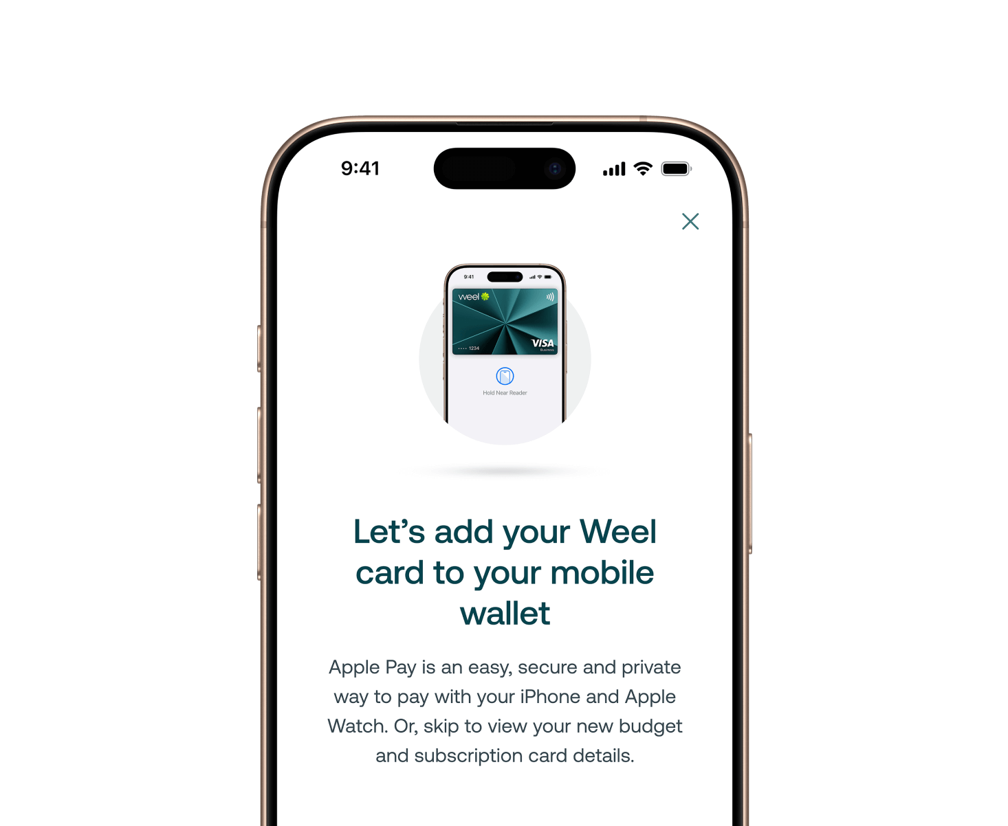 An iPhone with a splash screen for Apple Provisioning
